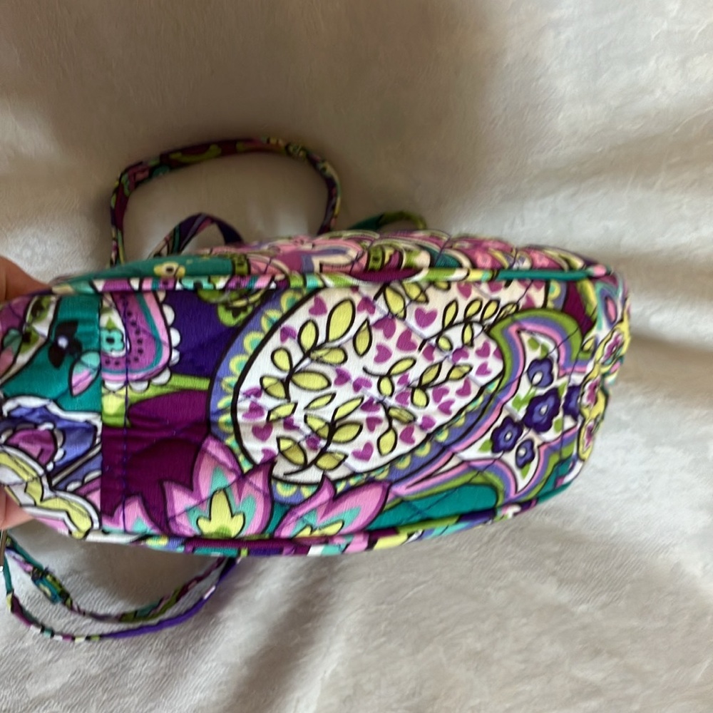 Vera Bradley Lola Mini Frame Heather Handbag EUC - Picture 8 of 10